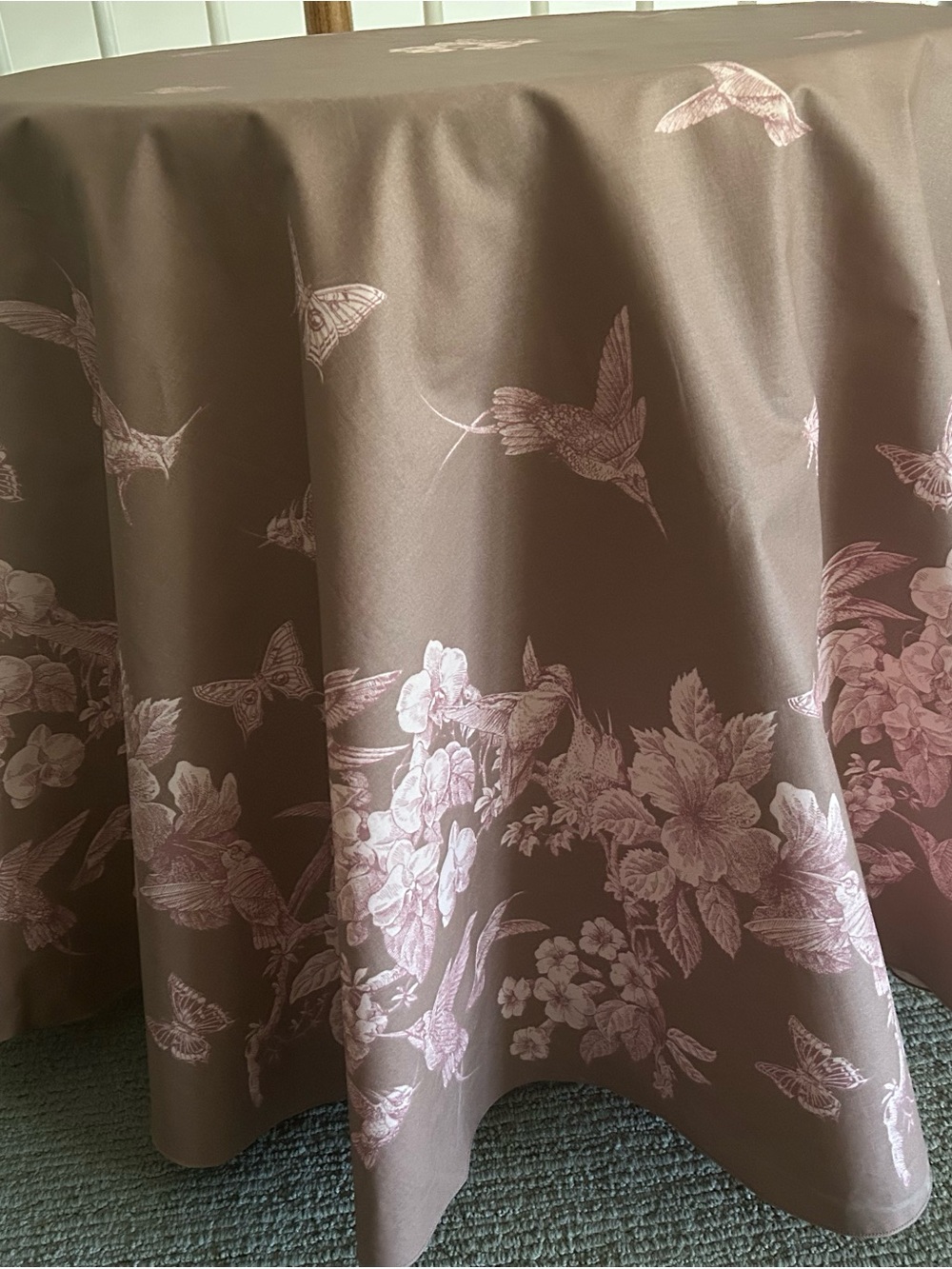 FRENCH MADE ACRYLIC COATED COTTON TABLECLOTH
